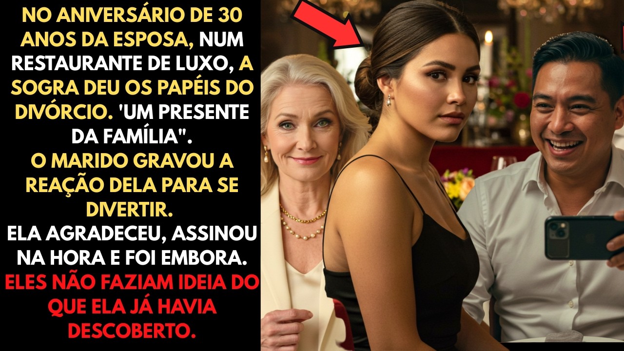 ELA RECEBEU O DIVÓRCIO COMO PRESENTE DE ANIVERSÁRIO,  MAS NÃO IMAGINAVAM O SEGREDO QUE ELA GUARDAVA.