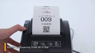 ZYWELL/ZY606--80mm thermal kitchen printer, with flash LED light and big voice beeper