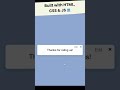 Interactive Star Rating Popup with JavaScript #shorts