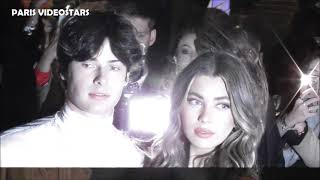 Amelie Zilber \& Blake Gray @ Paris Fashion Week 1 october 2021 show Valentino