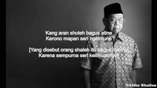Gus Dur   Syi'ir Tanpo Waton dan Terjemahan Suara Jernih