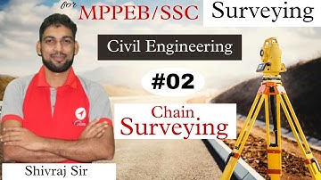 Surveying -Chain Surveying For Vyapam Sub Engineer Exam 2022 by Shivraj Sir #vyapamse #vyapam #mppsc