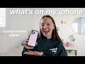 what&#39;s on my iphone 14 pro ~ spring/summer ed. 🌺