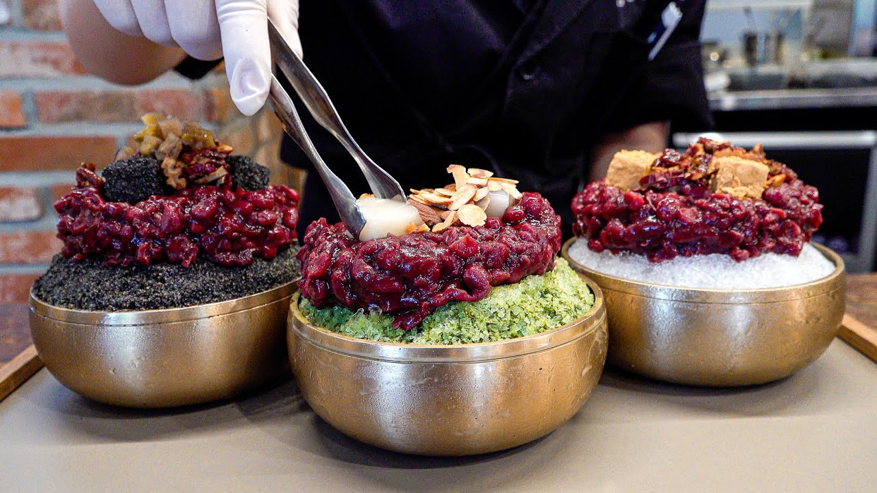 외국인도 줄서는 한국 최고의 가마솥 수제 팥빙수! / Korea’s Best Handmade Bingsoo