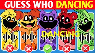 Guess The Monster By Voice and Dance | Poppy Playtime Chapter 3 | Dog Day, 🐕 Catnap, 😺 Huggy,💚 Kissy