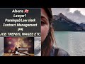 Scope of Law in Alberta| Market trend, job market| Province Series 1