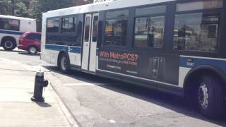 MTA Bus : Orion VII HEV #3687 on the Q35 at Flatbush Junction