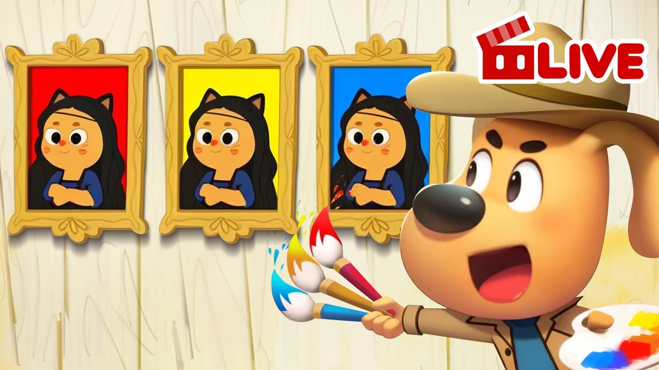 🔴 LIVE | 色の三原色 | アニメ | 動画 | Sheriff LabradorTV‐LIVE | ラブール警部