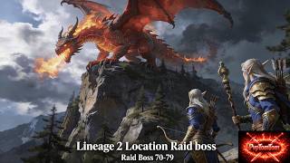 Lineage 2 Location Raid Boss Ocean Flame Ashakiel 76 lvl