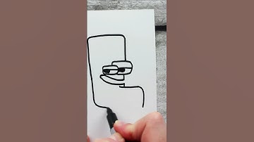 How to draw ALPHABET LORE -  Lettter L