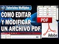 Como Editar Archivos PDF Sin Programas -  Modificar un Pdf – Insertar Textos, Imágenes