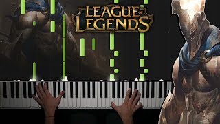 Video thumbnail of "Pantheon Theme | League of Legends - Piano Cover 🎹"