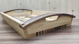 Making a Wooden Tray | DIY | Ahşap Tepsi Yapımı