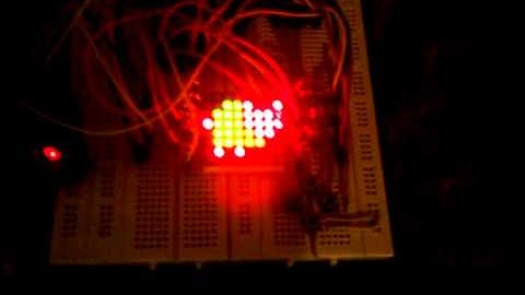 Color LED Matric NYAN Cat