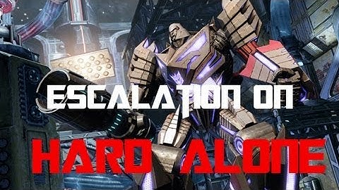 Escalation on Hard ALONE - Transformers Fall of Cybertron Gameplay