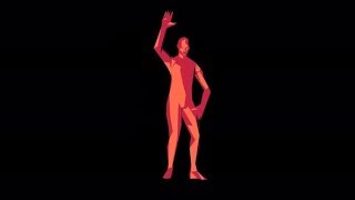 4K Low Poly Dancer | Motion Graphics - Videohive template