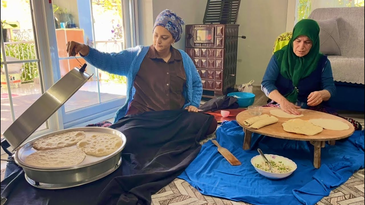 YENİ EV TANDIRI GELDİ 💫 ARTIK DIŞARDAN EKMEK ALMAYA GEREK YOK ~ KAHVALTI BAZLAMA YAPIMI