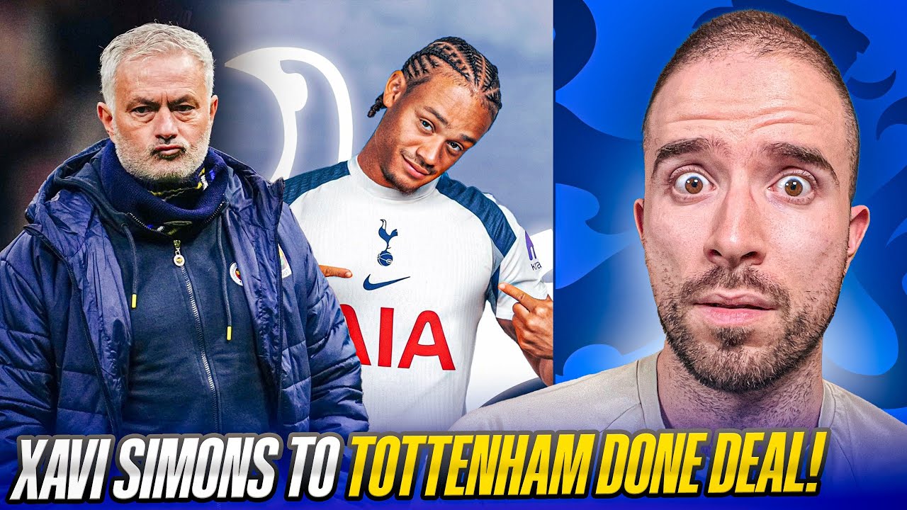 XAVI SIMONS TO TOTTENHAM DONE DEAL AS CHELSEA CHOOSE NOT TO MOVE! JOSE MOURINHO SACKED BY FENERBAHCE