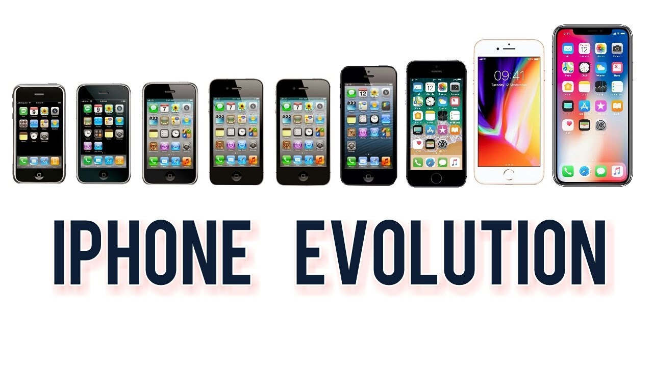 Apple iPhone Evolution 2007 - 2017-18 ( 1st generation iphone to iphone ...