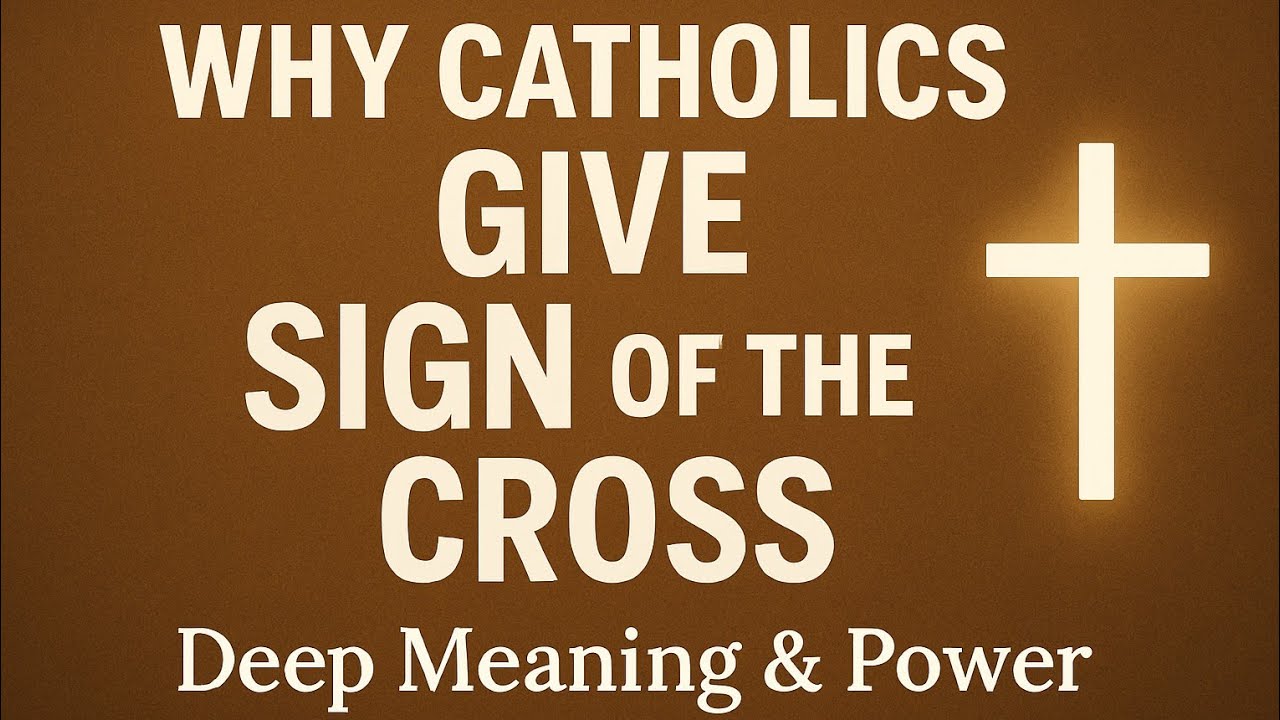 Why Catholics Give  Sign of the Cross ✝️ Deep Meaning & Power"