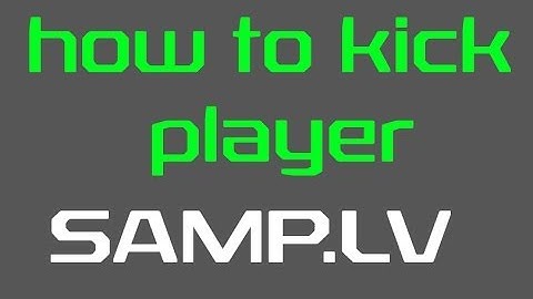 How to kick Player? #samp.lv