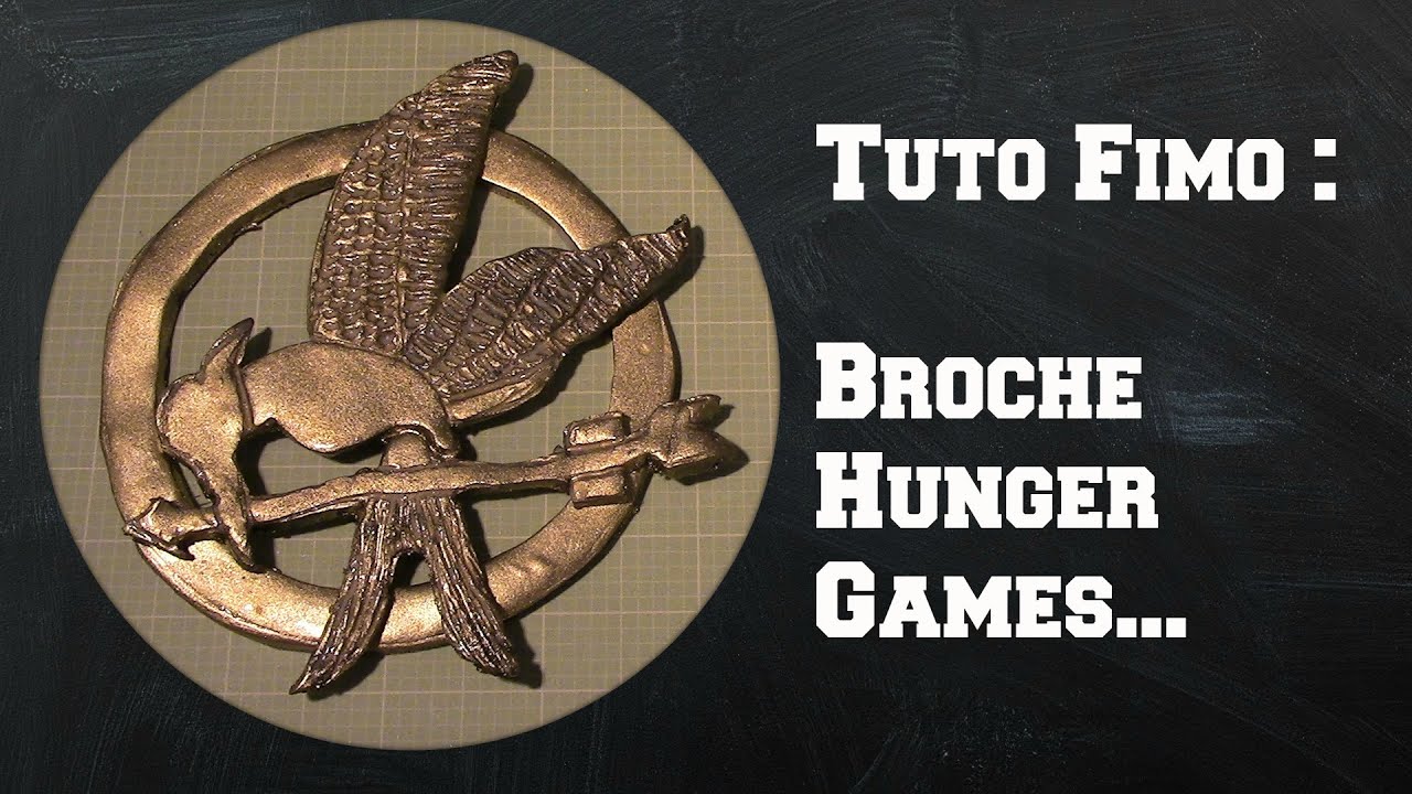 ▻Tuto Fimo : Broche Hunger Games !◀︎ 