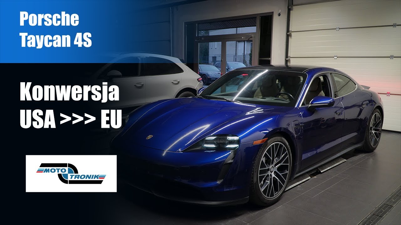 Porsche Taycan Konwersja Z USA Na EU PCM 6 0 O wietlenie Oraz Monta Porsche taycan konwersja z usa na eu pcm 6 0 o wietlenie oraz monta