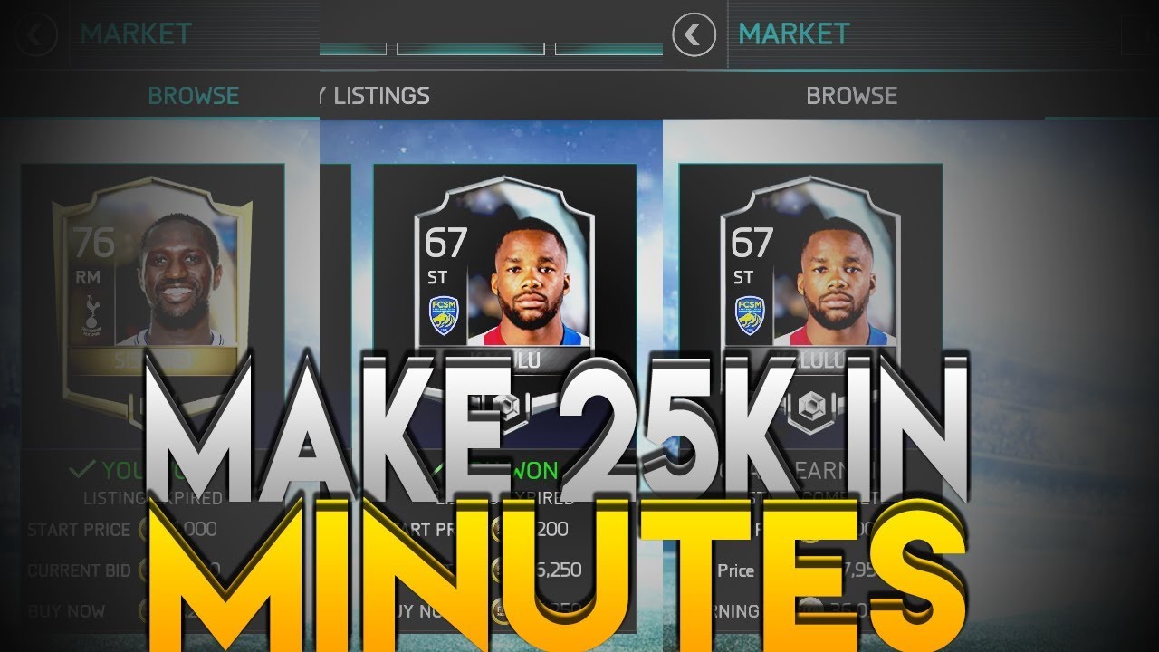 Fifa mobile 18 Sniping/Trading methods - Make coins fast  How to make coins faster in Fifa mobile 18
