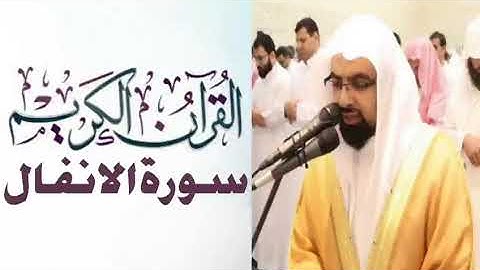 سورة الأنفال كاملة-صوت الشيخ ناصر القطامي -جودة عالية HD