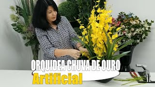 Como Fazer um Lindo Arranjo de Orquidea Artificial para Centro de Mesa -  thptnganamst.edu.vn