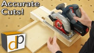 Circular Saw Cross-Cut Jig - Accurate & Dustless - Pt1 Turn your circular saw into a precision cross-cut machine! Learn how this shop-made circular saw jig works to make deadly accurate