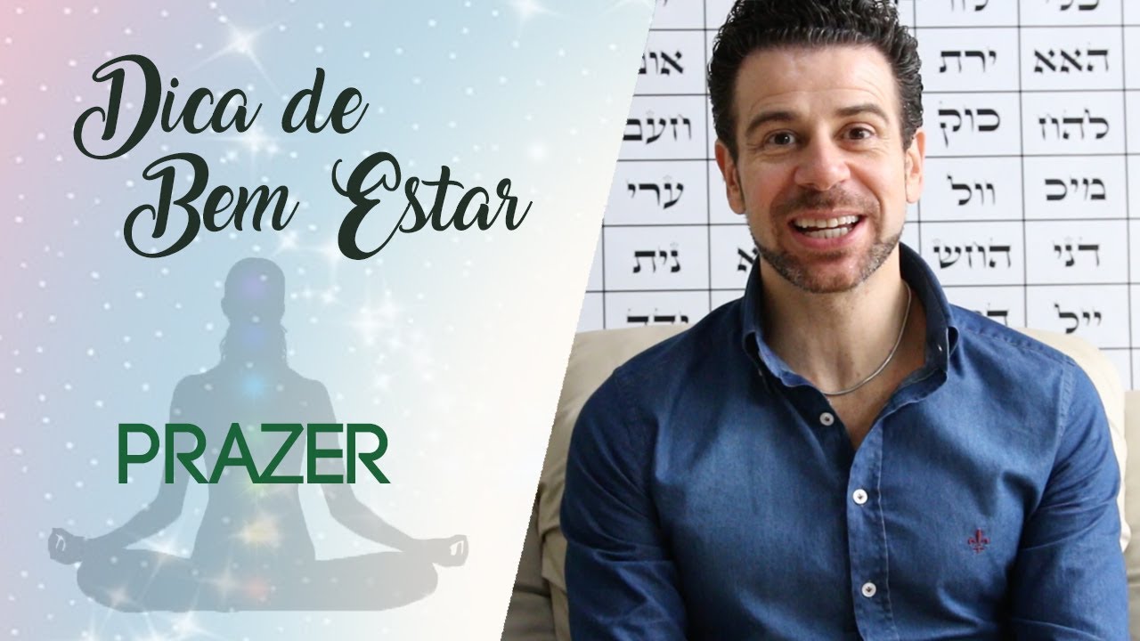 Dica de Bem Estar (Prazer) | Carlos Henrique Arouca - YouTube