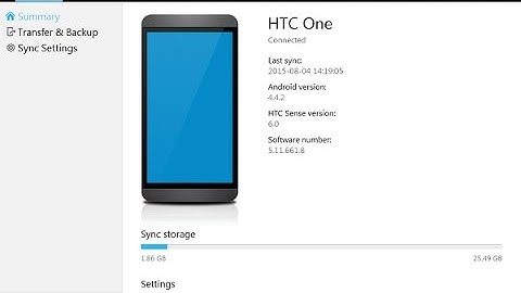 HTC Sync manager connect (worked for me)