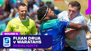 Fijian Drua v Waratahs Highlights | Round 5 | Super Rugby Pacific 2024