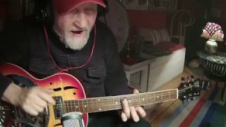 old time rock 'n roll - cover in an open f tuning