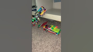 Paris montparnasse derailment in Lego