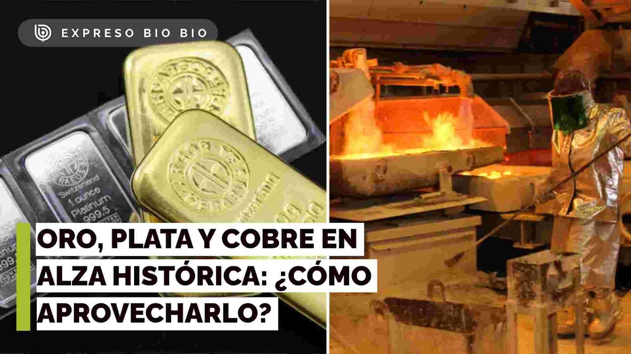 Oro, plata y cobre en alza: ¿Cómo los podemos aprovechar? - YouTube