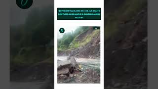 Heavy Rainfall Blocks NH44 in J&amp;K; Traffic Suspended in Udhampur &amp; Ramban-Banihal Sectors..