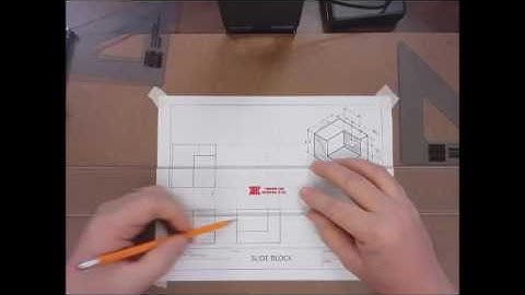 Hand Drafting Hidden and Center lines