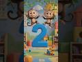 Number 2 Fun for Kids 🐵 #Shorts