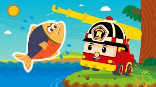 Gioco di Pesca | Gioco Divertente | Cartone Animato per Bambini | Robocar POLI tivù