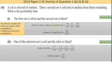 Maths screencast 2014 Paper 2 LC OL Question 1