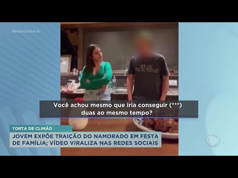 Jovem expõe traição do namorado para a família e vídeo viraliza, em Morro Agudo