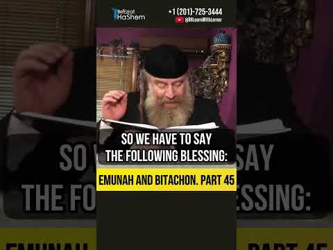 4️⃣5️⃣ Emunah and Bitachon 💡Recognizing Hashem as the True Healer #Torah #shorts