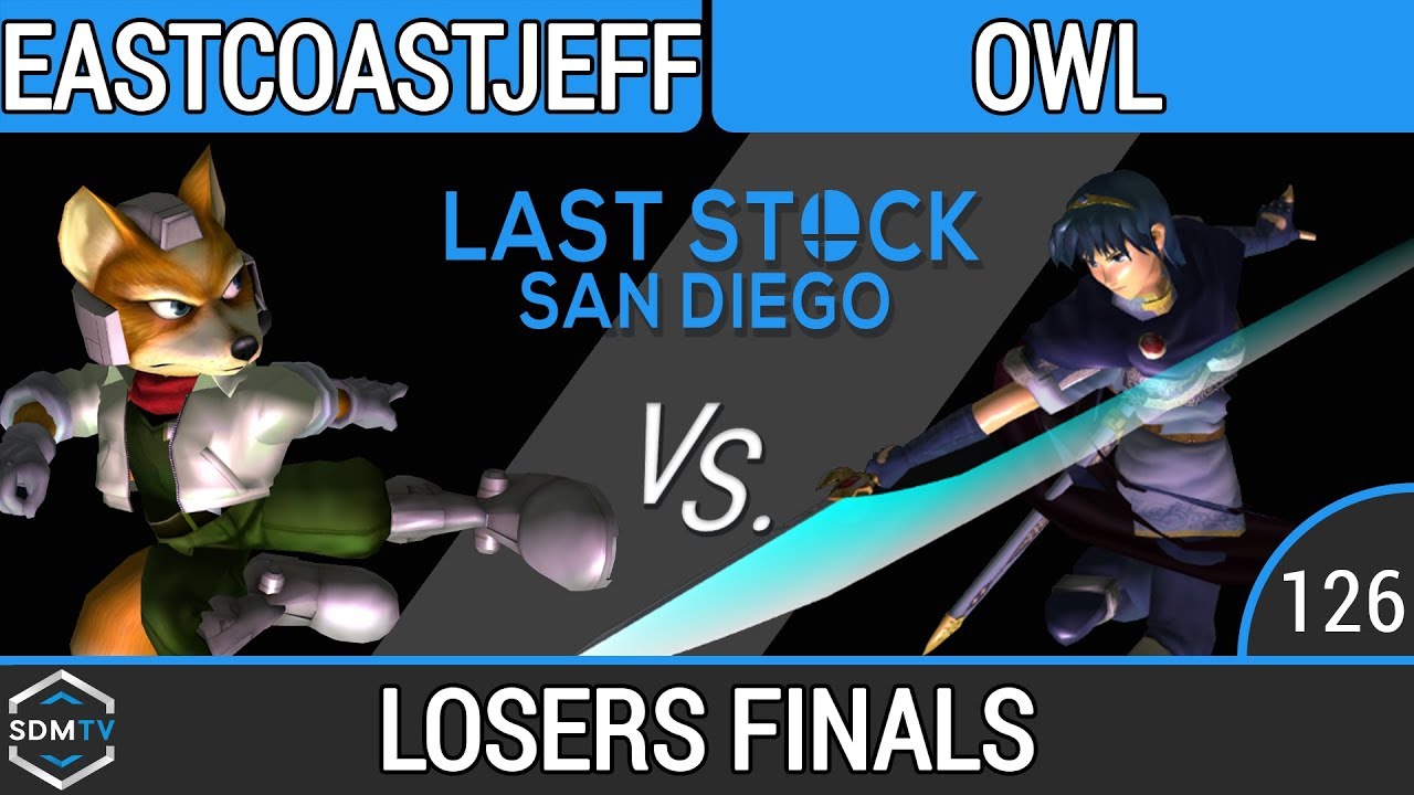 LSSD 126 - EastCoastJeff (Fox) vs. HFFC | Owl (Marth) - SSBM Losers Finals - Smash Melee