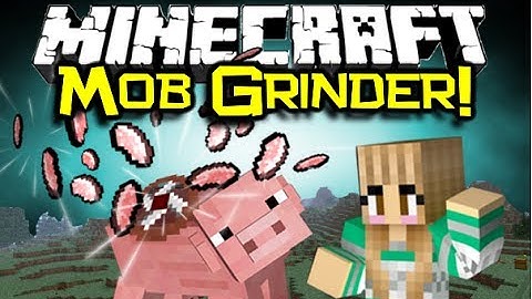 Minecraft ATTACHABLE MOB GRINDER MOD Spotlight! - Less Walk, More Pork! (Minecraft Mod Showcase)