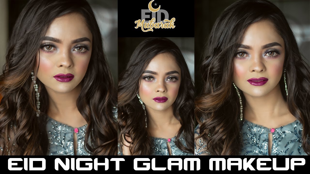 EID NIGHT GLAM MAKEUP LOOK 2020  ||  SADIA KHAN KASAS