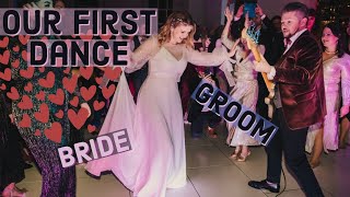 Groom surprises bride with amazing first dance! UK Weddings Funk Bass