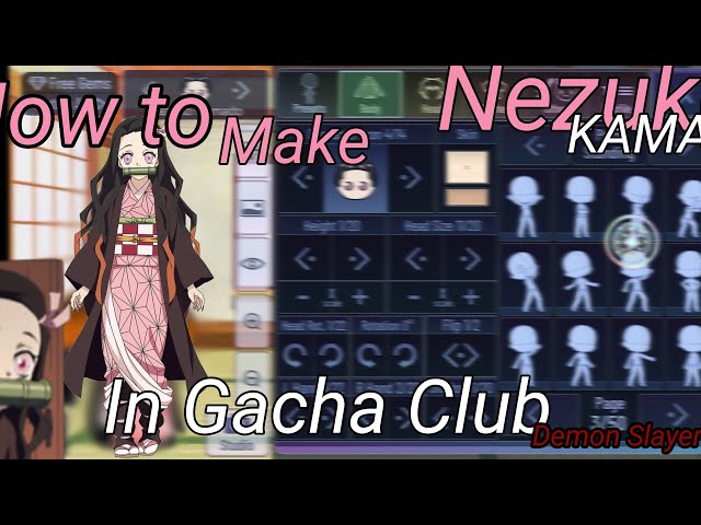 I made nezuko in gacha club♡♡ : r/GachaClub