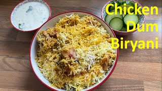 Authentic chicken dum biryani | Quick and easy recipe | Indian style